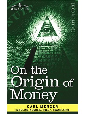 cover image of On the Origin of Money